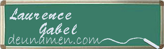 Laurence Gabel Visitenkarte